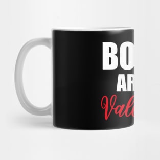 Books Are My Valentine Mug